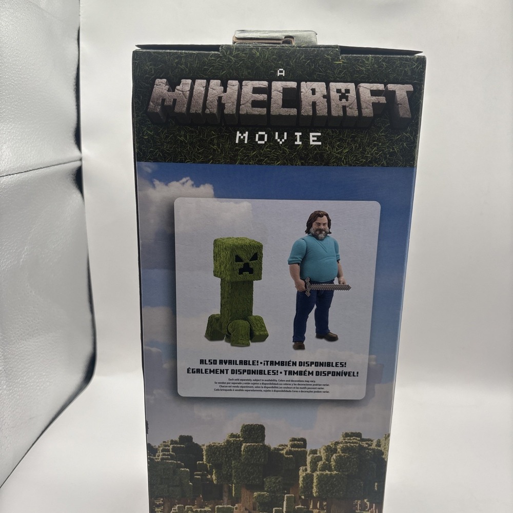 Mattel A Minecraft 12" Jack Black Steve Large Action Figure Brand New In Box - Picture 7 of 9